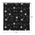 thumbnail image 4 of Premium Gothic Shower Curtain 72x72 Inches - Mystical Lunar Constellation Design, Waterproof & Quick-Dry, 4 of 4