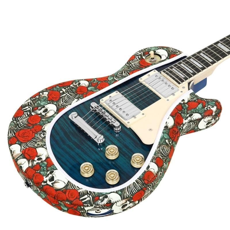 CEORPER Electric Guitar Protection Guitar Dust Cover Print Guitar Shell Case Dust Cover