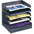 thumbnail image 1 of Organizador de escritorio y clasificador de bandejas Safco 3127BL de acero con 5 estantes, 1 of 2