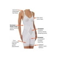 thumbnail image 2 of Women's Rago 9071 Shapette Long Leg Body Briefer with Contour Bands (Beige 34C), 2 of 3