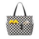 thumbnail image 1 of Fotbe Black and White Checkerboard Bolsa de Viaje para Playa - Resistente al Agua, Bolsa Tote de Gran Capacidad y Ligera con 7 Bolsillos para Mujeres y Hombres, 1 of 7