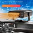 thumbnail image 6 of Car Heater 12V 120W Portable Car Heater That Plugs Into Car Heater Fans 2 In 1 Heating & Fast Heating Defrost With Plug In, 6 of 7