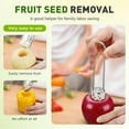 thumbnail image 6 of Pepper Seed Corer Remover, Stainless Steel Apple Core Seed Remover, Vegetable Corer Bell Pepper Corer Tool for Kitchen Gadget, 1 Pcs, 6.1x1.37", 6 of 7