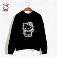 thumbnail image 3 of Sudadera con capucha para mujer, suéter con estampado de HELLO KITTY, moda coreana, Top holgado con estampado de dibujos animados, y2k, 3 of 3