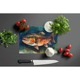 thumbnail image 4 of Brown Trout Glass Cutting Board Large 12 in x 15 in, 4 of 5