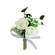 thumbnail image 1 of Bienvenido Novia y novio Boutonniere Dama de honor y padrinos de boda Corsage Rose Boutonniere, 1 of 8