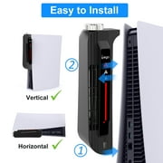 External USB Cooling Fan Fit for PS5 Disc & Digital Edition, EEEkit Centrifugal Cooling System with 3-Speed Adjustable Fan, Temperature Control Cooler, Black, Not Fit for PS5 Slim or Pro