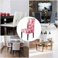 thumbnail image 4 of Chair Covers Stretch Dining Chair Covers Removable High Back Chair Protective for Dining Room Kitchen Banquet Party Decoration (T-Red, 6 PCS), 4 of 8