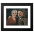 thumbnail image 2 of Jozef Hanula 24x20 Black Modern Framed Museum Art Print Titled - The Artist with His Wife (1933), 2 of 5