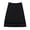 Black-XL, variant on Women Half Slips for Under Dress High Waist Underskirt with Lace Trim Elegant Color Slip Skirt Petticoat Underwear
