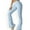 Light Blue, variant on High-Rise Flared Yoga Pants with Crossover Waist Detail - Medium, Black