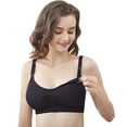 thumbnail image 4 of Conjunto de 3 piezas de sujetador sin costuras para mujer, ideal para dormir, amamantar y premamá, con almohadillas desmontables., 4 of 5