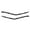 Driver and Passenger Side, variant on For Hyundai Elantra 2019 2020 Bumper Cover Molding Passenger Side | Front | Made of PP Plastic | Textured Black | Replacement For HY1047117 | 191275752623, 86564F2AA0