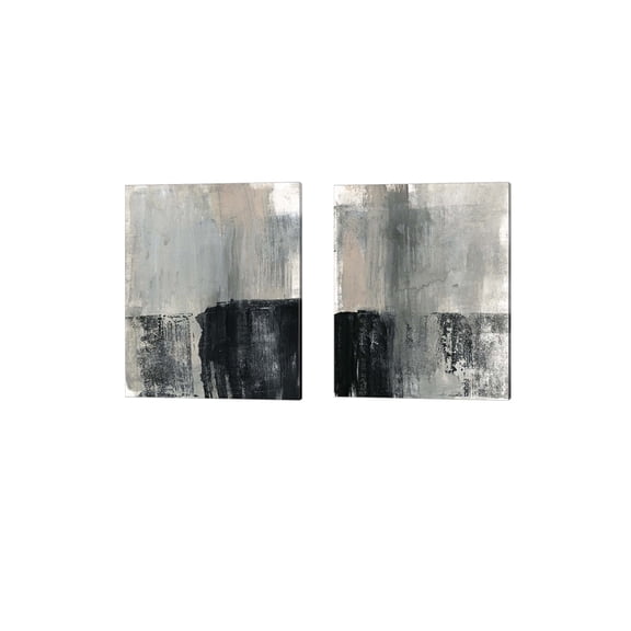 Metaverse Jennifer Goldberger 'Ebony Foundation' Canvas Art (Set of 2)