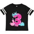 thumbnail image 3 of Inktastic Dinosaur Party-third Birthday Girls Toddler T-Shirt, 3 of 5
