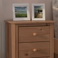 thumbnail image 4 of From the Tree Furniture Solid Wood 3-Drawer Tall Nightstand, Honey, 4 of 9