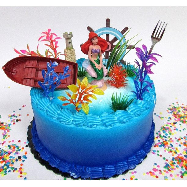 Little Mermaid PRINCESS ARIEL Themed Birthday Cake Topper