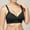 Black, variant on BYHONG Women's Comfortable New Middle and Old Age Large Sized No Steel Ring Gathering Large Cup Thin Cotton Bra Bars for Women 36