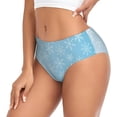 thumbnail image 2 of Fotbe Snowflake Snowing Calzones Estampados para Mujer – Ropa Interior de Algodón, Cómoda, Suave y Elástica-3X-Large, 2 of 6