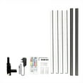 thumbnail image 1 of 59.1in RGB Corner Light w/16billion Light Colors and 300+ Scenes Modes LED Floor Light Bar 3 Control Methods for Music Sync Timing Dimmable Floor Ambient Light for Living Room Bedroom, 1 of 7