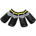 thumbnail image 1 of 2 pares de calcetines antideslizantes para perros pequeños y medianos, botas de invierno impermeables para perros, calcetines para perros, zapatos antideslizantes impermeables para perros, color negr, 1 of 1