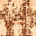 thumbnail image 1 of Ahgly Company Indoor Square Abstract Orange Modern Area Rugs, 6' Square, 1 of 4
