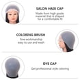 thumbnail image 3 of 2 Set Silicone Hair Highlights Caps Hair Coloring Caps Hair Dye Hats with Needle, 3 of 7