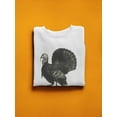 thumbnail image 3 of Turkey Sketch Sweatshirt Men -Image by Shutterstock, Male x-Large, 3 of 4