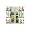 thumbnail image 2 of CADecor Green Plants Window Kitchen Curtain, Cactus Window Treatment Panel Curtains,26x39 inches,Set of 2, 2 of 3