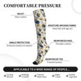 thumbnail image 2 of Sikiie Hawaiian Style 1 Pairs Compression Socks for Men and Women 15-20 mmHg Running Support Socks, 2 of 7