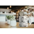 thumbnail image 7 of Animal Ceramic Mug English Bulldog Funny Playful Postures Ceramic Coffee Mug Tea Cup, Poodle Hen Shepherd Frog Shark Dog Ceramic Cup Animal Protection Gifts for Animal Lovers - 11 OZ, 7 of 7