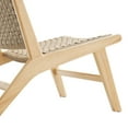 thumbnail image 6 of Side Dining Chair, Natural, Wood, Kitchen Cafe Bistro Hospitality Restaurant, Modern Contemporary HB36064, 6 of 9