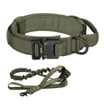 thumbnail image 1 of Collar Y Cuerda Para Perros Verde Militar Lab.G,  talla XGRANDE, 1 of 5