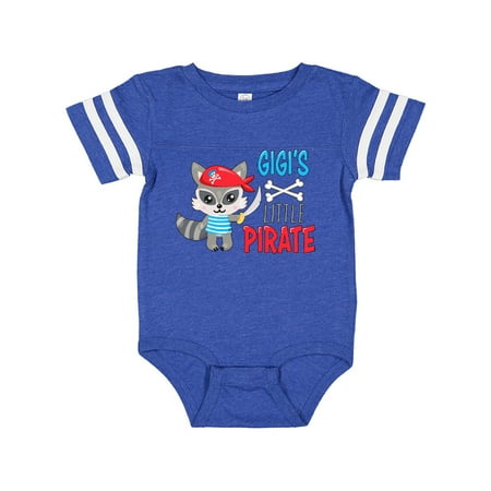 

Inktastic Gigi s Little Pirate Cute Raccoon with Sword Gift Baby Boy or Baby Girl Bodysuit