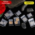 thumbnail image 4 of StoBag 100 piezas de bolsas de plástico transparentes mini Ziplock de 0,16 mm/0,24 mm, bolsas de almacenamiento de alambre, embalaje de joyas pequeñas, suministros de herramientas transparentes, 4 of 4