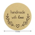 thumbnail image 3 of Efavormart 500PCS - 1.5" Handmade with Love Stickers Roll, Self Adhesive Bakery Cookies Labels for DIY, Party, Weddings, Baby showers Packaging, Wrapping, Gifts Decorations, 3 of 10