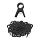 thumbnail image 3 of 100 clips de soporte reutilizables para plantas de jardín, para vid, tomates y flores. 17 cm negro, 3 of 9