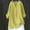 Yellow, variant on DuoJiaJ Womens Button Down Shirts Casual Long Sleeve Blouses V Neck Dress Shirt Collared Work Tops with Pocket Beige L