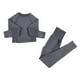 thumbnail image 2 of Conjunto de 2 piezas de top corto para mujer, para yoga, pilates, entrenamiento, atlético, sin costuras S, 2 of 9