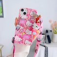 thumbnail image 3 of Funda de Hello Kitty con cuerda de soporte para Samsung Galaxy, A13, A14, A03, A04, A23, A32, A23, A33, A52, A72, A34, A54, A73, 3 of 5