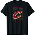 thumbnail image 1 of NBA Cleveland Cavaliers Stacked City Logo T-Shirt - Black - M, 1 of 2