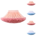 thumbnail image 5 of Girls Mini Princess Tutu Skirts Elastic High Waist Mesh Skirt Fluffy Soft Ballet Birthday Tea Party Summer Tulle Pettiskirt, 5 of 5