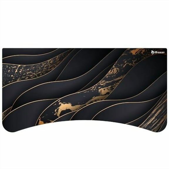 Arozzi Arena Gaming Desk Mat, Full Surface Custom Desk Pad, Interchangeable, Water Resistant & Washable Computer Desk Mouse Pad with Stitched Edges (D013)