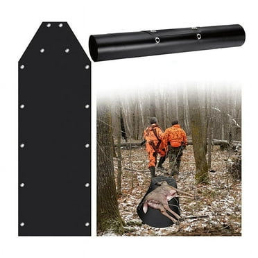 1Set Deer Drag Sled, Portable Ice Fishing Sled with Rope Multi- Dog Sled Game Hauler Sled for Hunting, Fire Wood