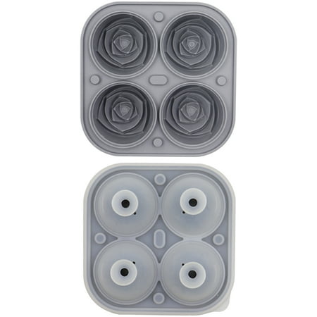 

hoksml Rose Ice Lattice Mold Silicone Maker Tray Bar Party Cocktail Whiskey Festival Clearance Gifts