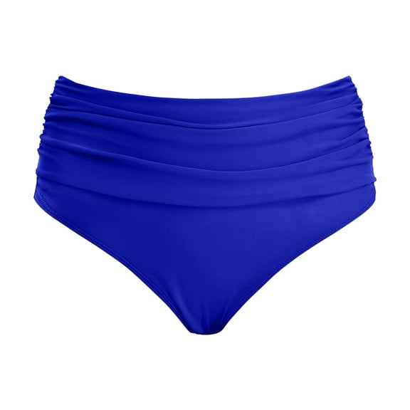 Byoo Tween Girls Solid Color Swim Bottoms High Waist Bikini Bottom Swimwear Comfortable Swim Shorts for Kids