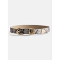 thumbnail image 2 of Devil Wears Prada Scoop Collection Women's Multi-Keeper Belt, Snake, Sizes S-3XL, 2 of 3