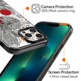 thumbnail image 3 of Funda de teléfono Rosarnnah compatible con iPhone 13 6.1 con dragón, 3 of 7