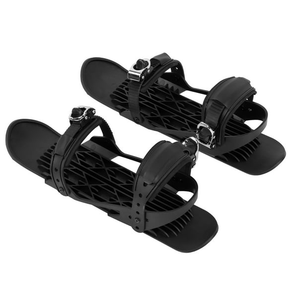 Mini Ski Skates, Snow Skateboard Shoe Wide Application Adjustable Nylon Straps For Sports