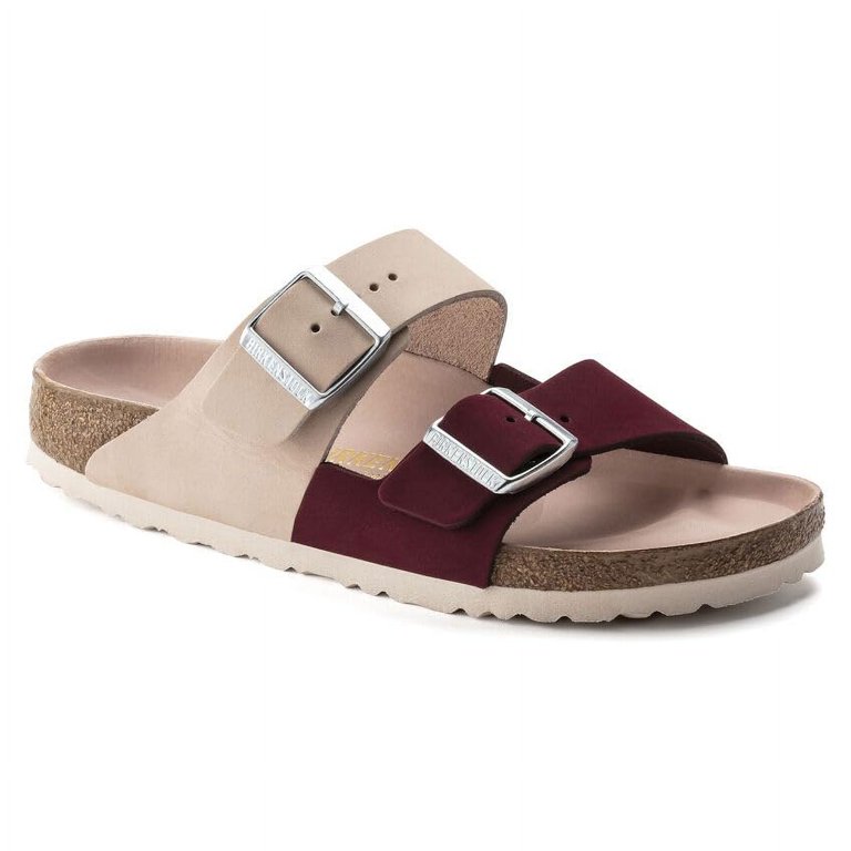 BIRKENSTOCK Arizona Split Color block Nubuck Sandals - A Modern